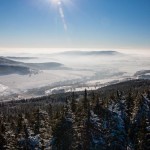 Zimní krajina v okolí Dolní Moravy